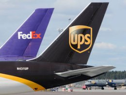 FedEx & UPS Airplanes